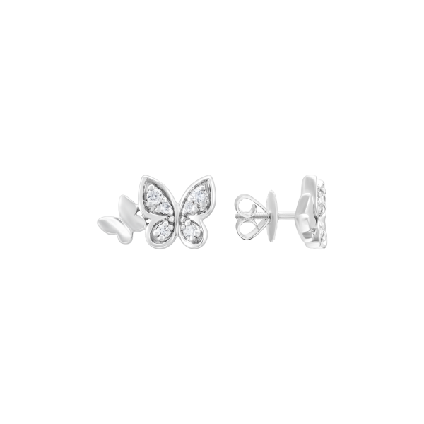 Bông tai Bạc Pearl Butterfly - Hình ảnh 2